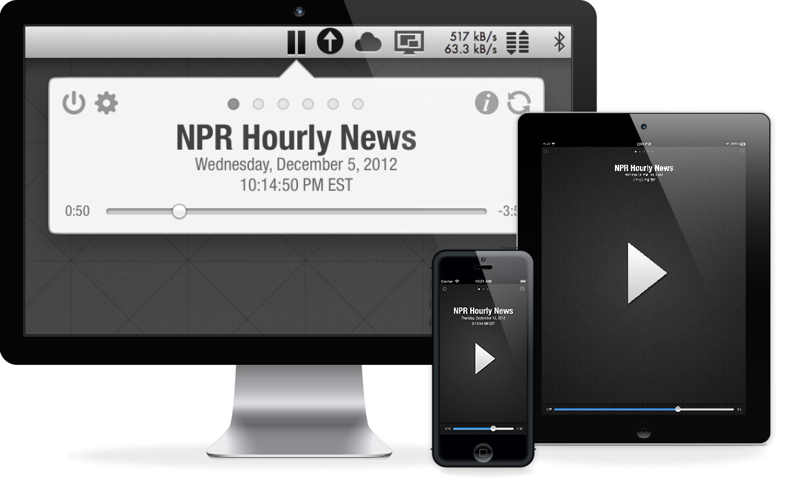 Hourly News app screenshot